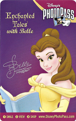 Belle Autograph Card at Disney World