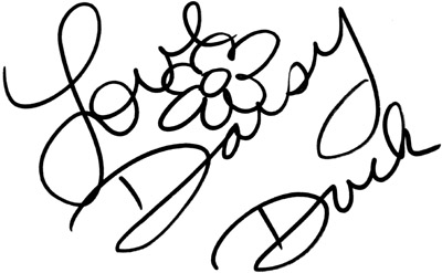 Daisy Duck Autograph at Disney World