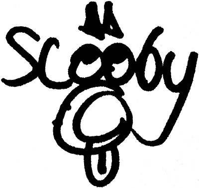 Scooby Doo Autograph at Universal Studios