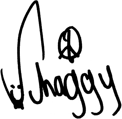 Shaggy Autograph at Universal Studios