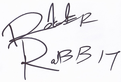 Roger Rabbit Autograph at Disneyland
