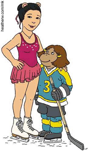 Check out a picture of the picture of the animated Michelle with Arthur!